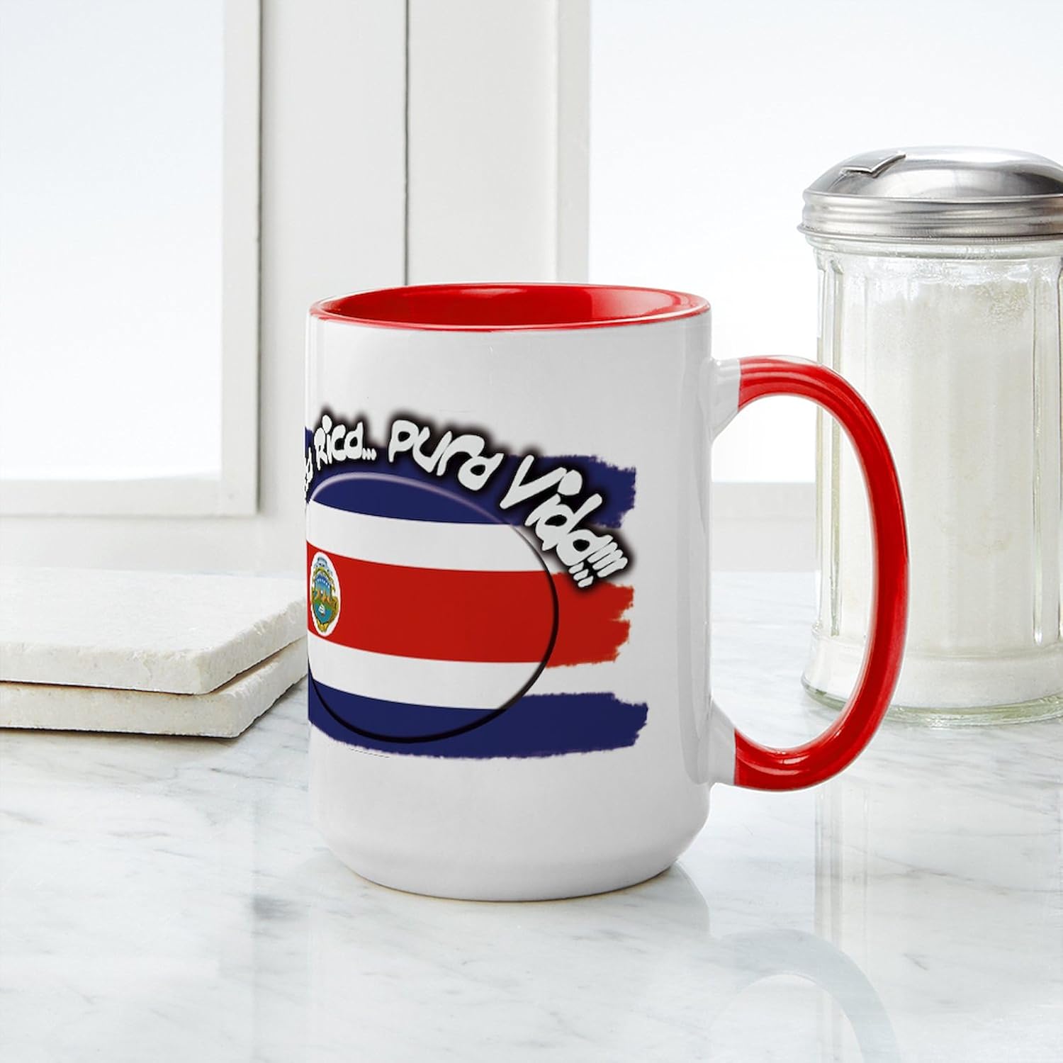 CafePress Costa RICA Large Mug 15 oz (444 ml) Ceramic Coffee Mug 5 71topebOInL. AC SL1500