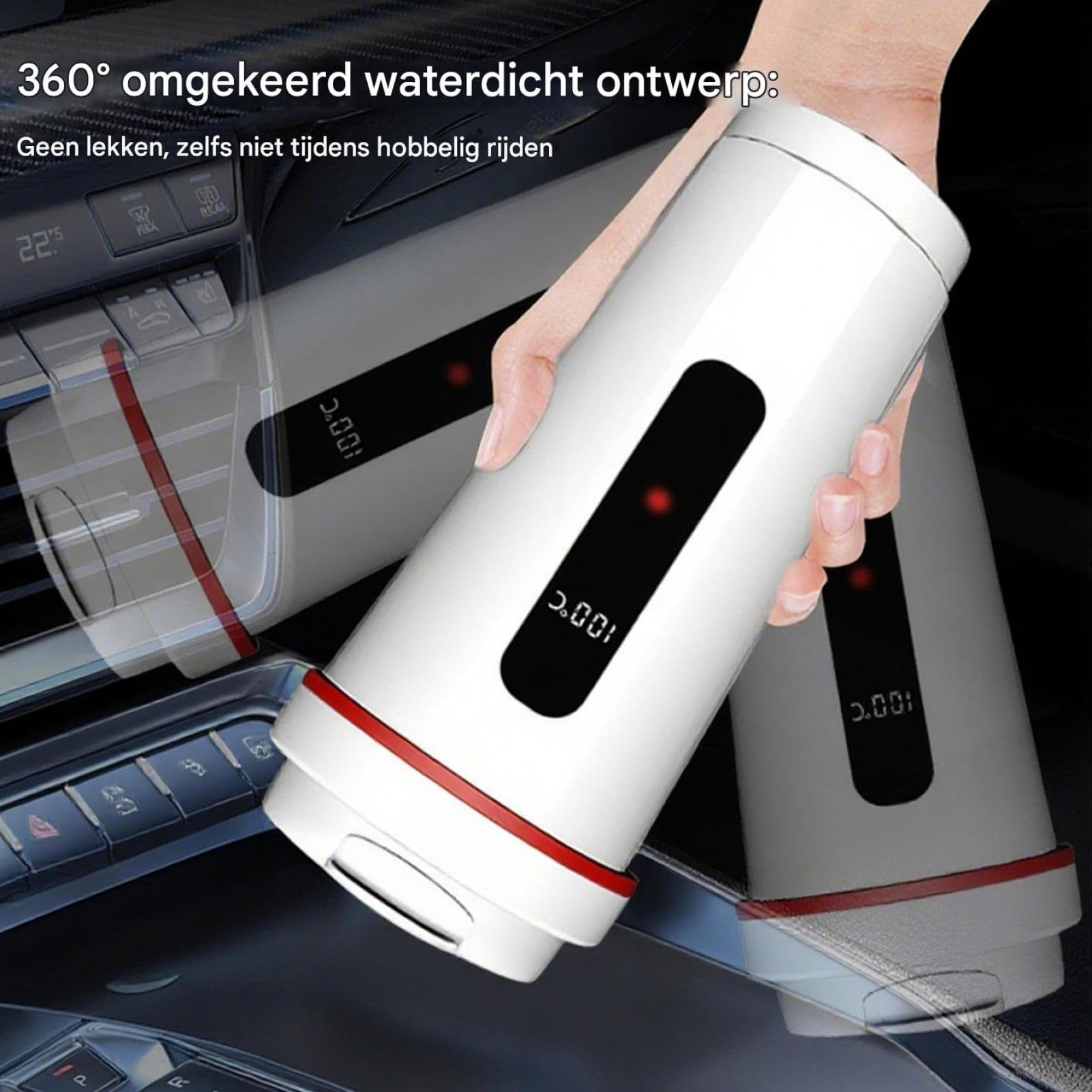 Hervidor de Agua Eléctrico para Coche Calentador de Té para Automóvil