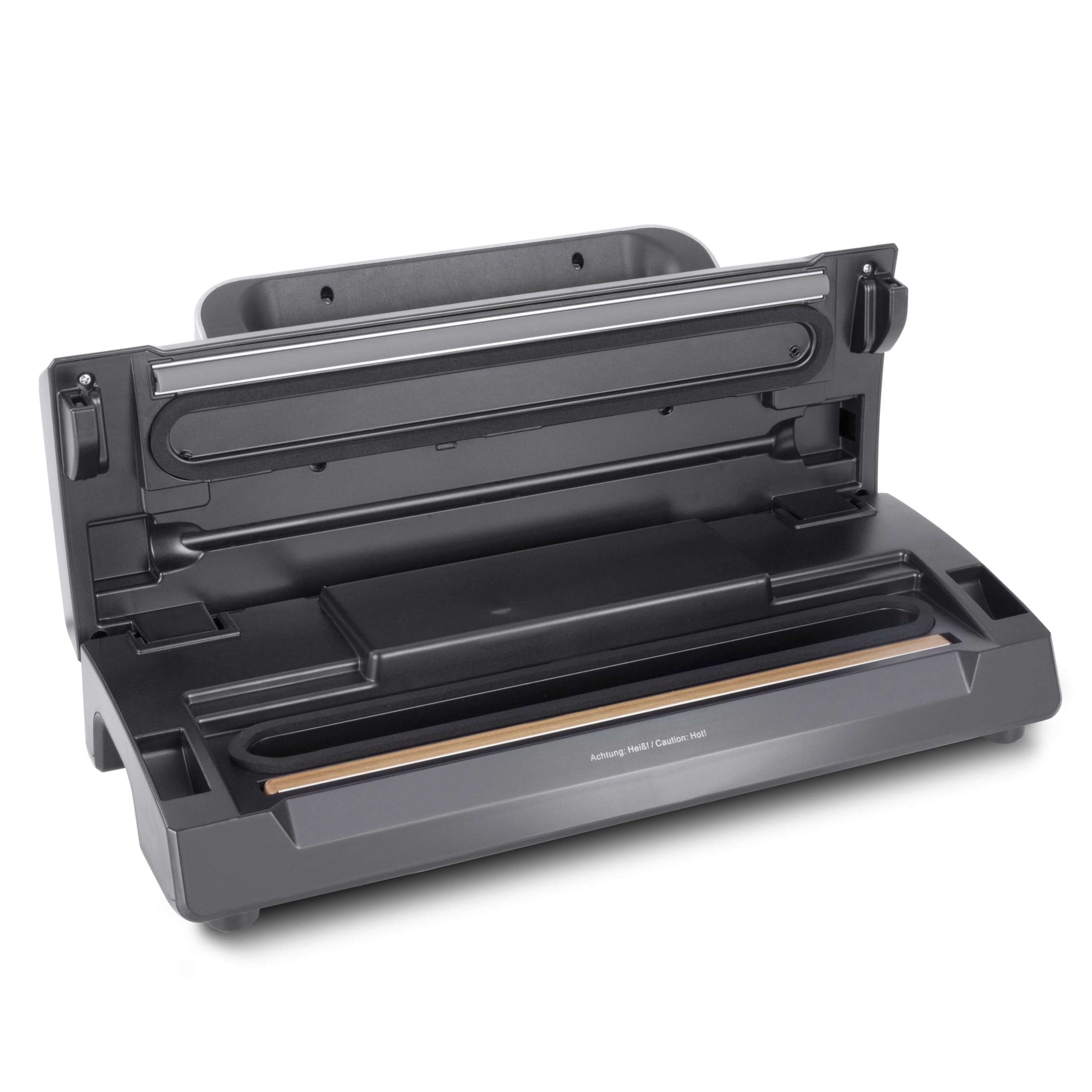 CASO HC170 - Envasadora al vacío doméstica - Potente capacidad de vacío de 9 L/min - costura de soldadura de 2,5mm, muy gruesa y resistente - Maquina al Vacio de Alimentos - negro