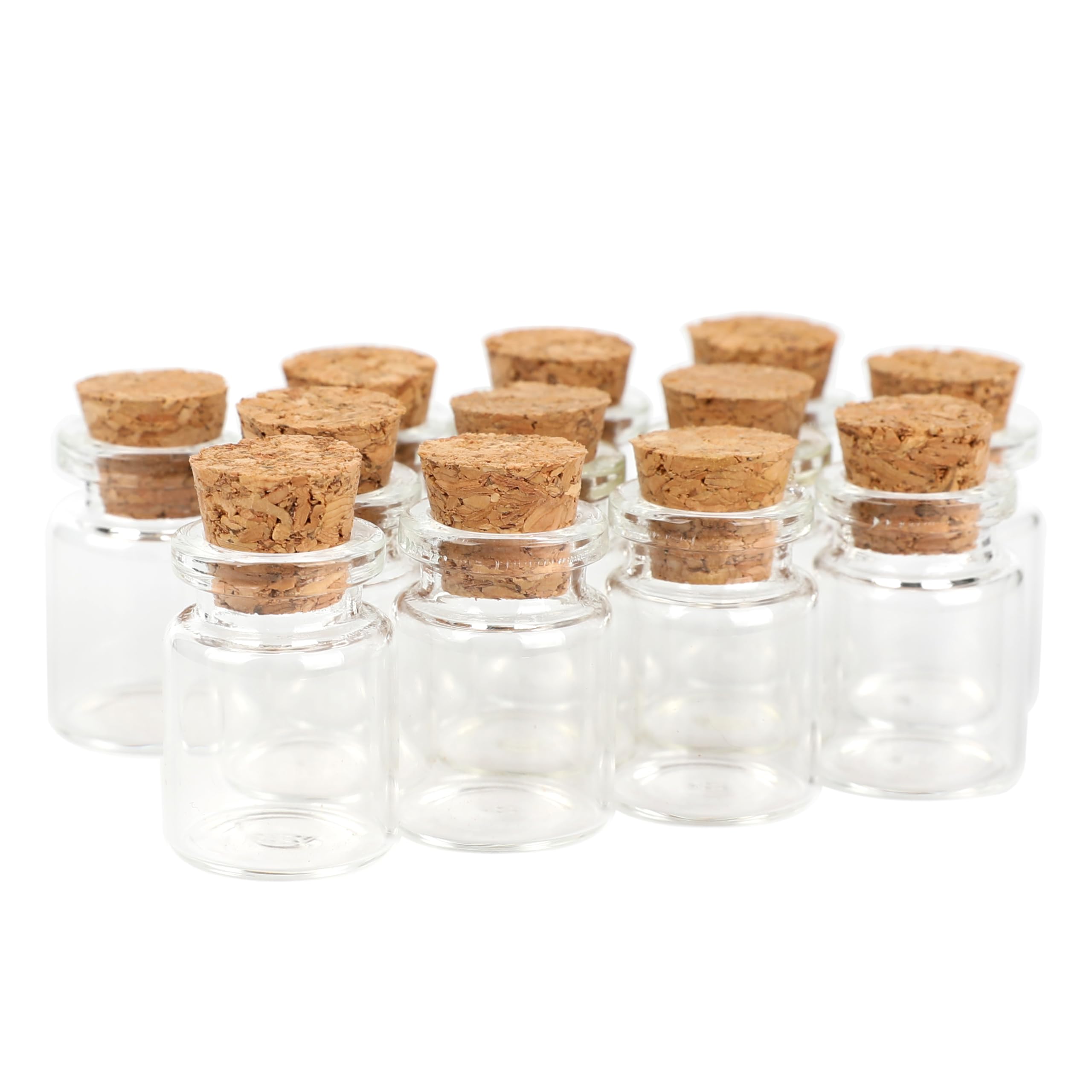 Magic Season Decorative Glass Bottles (12 Pcs / 0.17 fl oz.)
