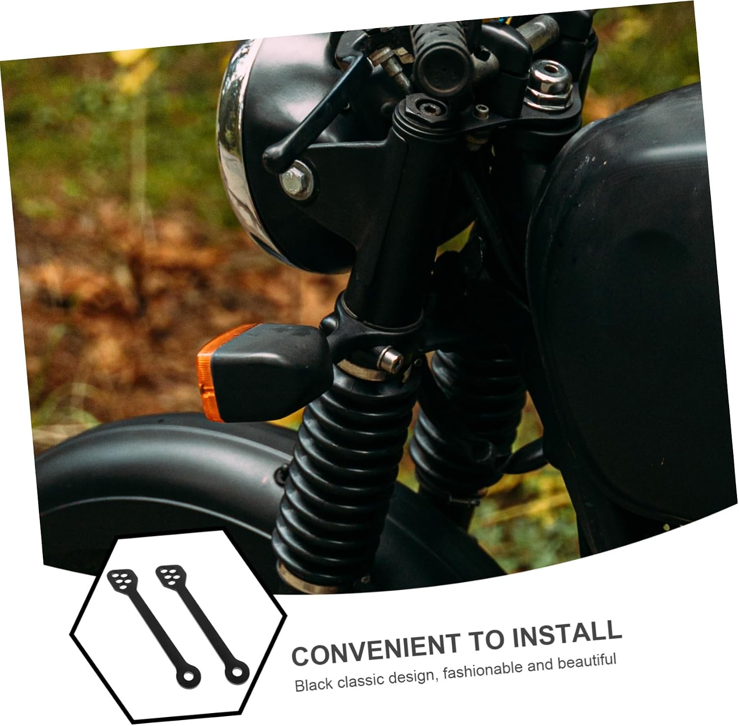 1pair Adjustable Motorcycle Rear Suspension Lowering Links Kit for Enhanced Ride Comfort Improved Stability Easy Installation Compatible Models