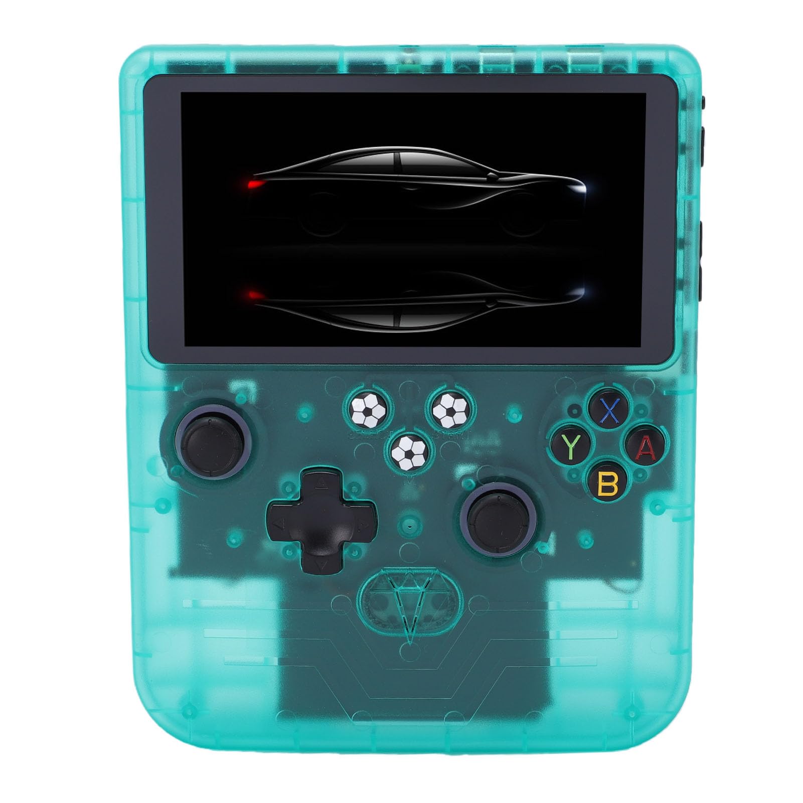 Cocoarm Consola de Juegos Portátil Retro Dispositivo de Juego Portátil ABS con Pantalla 720P de 6 Pulgadas 128 GB 6000 MAh Joysticks RGB Duales para Viajes Noches de Juegos Familiares Reproductores