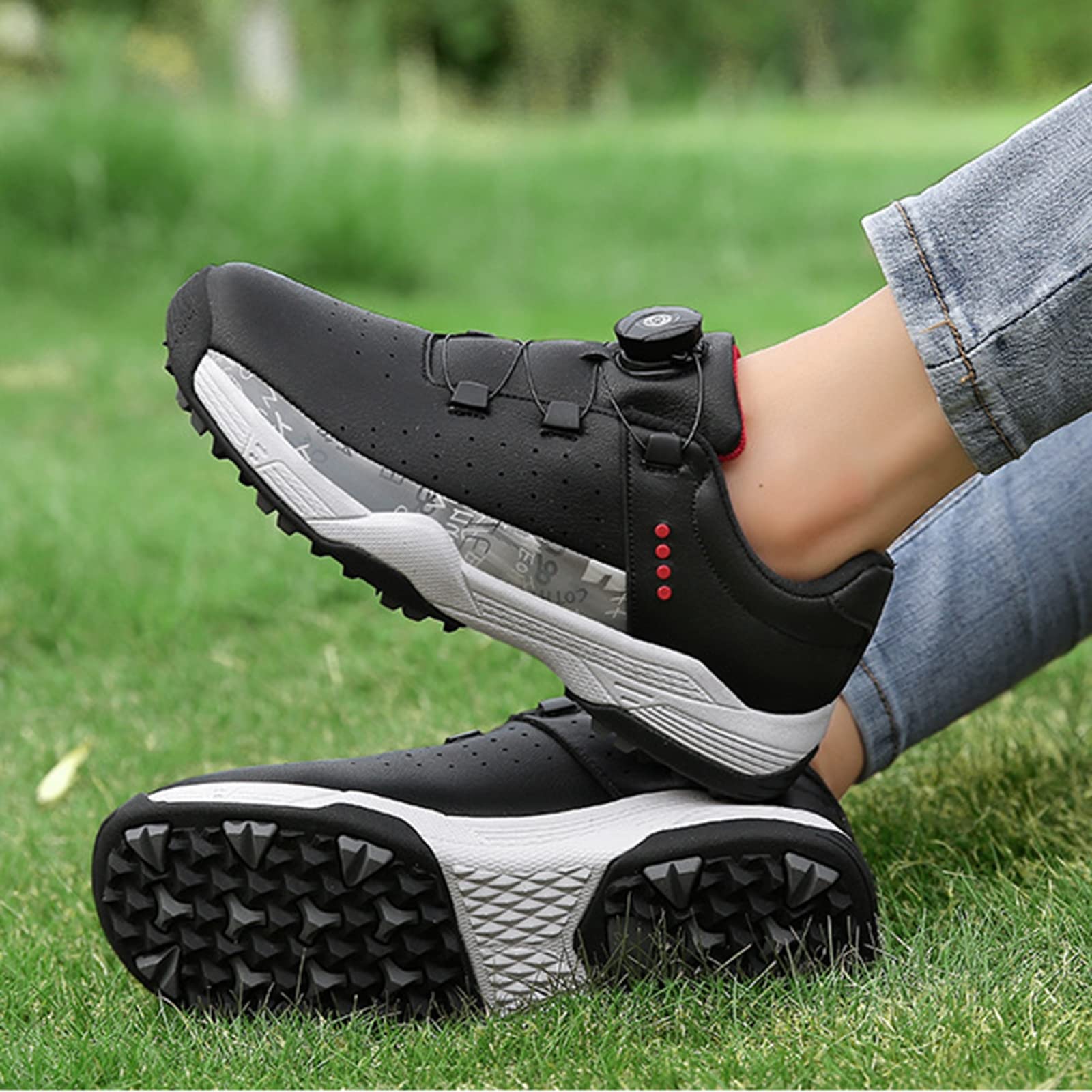 Women's Golf Shoes Waterproof Breathable Female/Girl Golf Shoes Comfortable  Lightweight Anti-Skid Golf Footwear Ladies Golf Sneakers Golf Walking Shoes, Black,4US, Golf - Amazon Canada