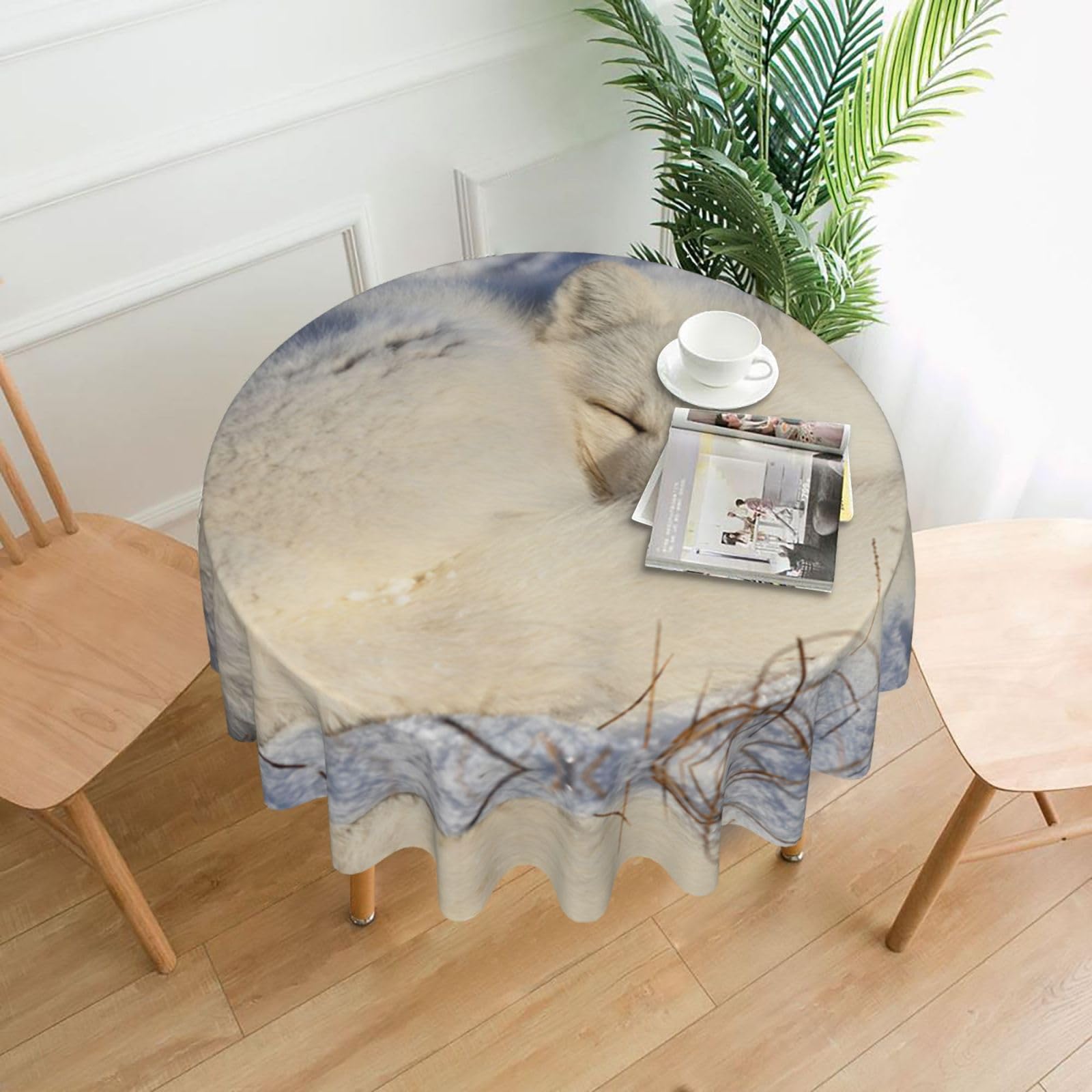 Nappe ronde 150 cm infroissable de haute qualité textile Xzeit