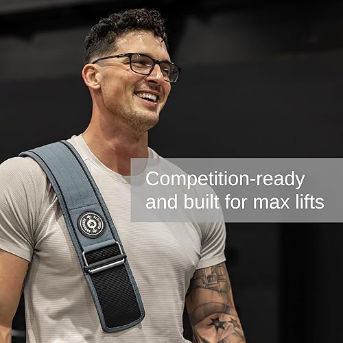 Miniatura 3 de Cinturón de levantamiento de pesas para sentadillas, cinturón de levantamiento de pesas para peso muerto, soporte de espalda de 4 pulgadas para