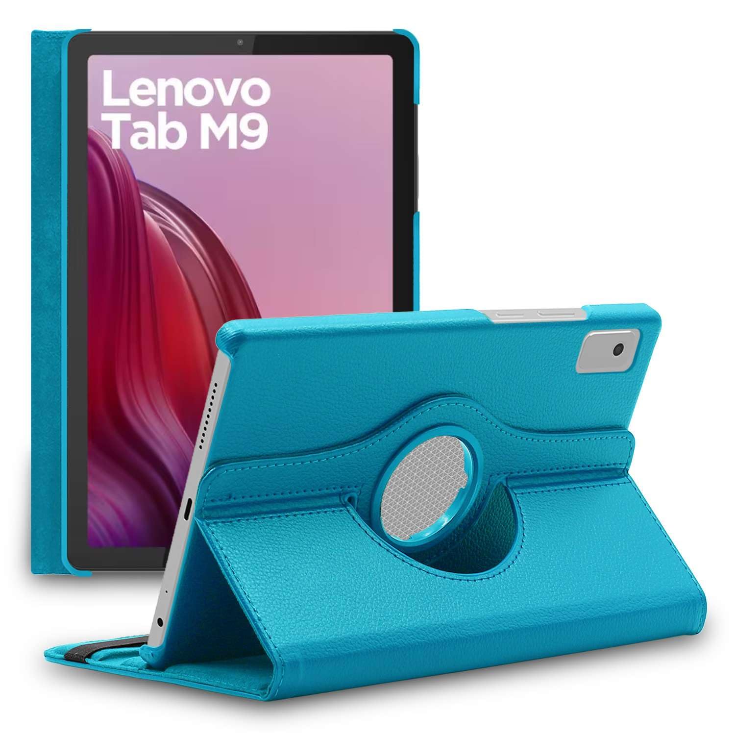 EbestStar Cover Per Lenovo Tab M9 (2023) - Custodia Magnetica In PU Con Supporto, Nero