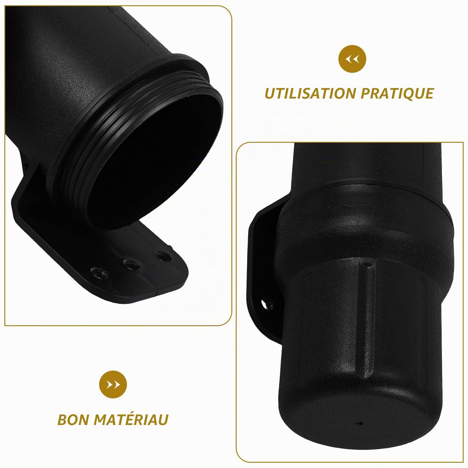 Boîte de Rangement Étanche pour Moto, Tube Porte-Outils 84mm, Accessoire Moto Compatible Les Principales Marques, Rangement Sécurisé pour Outils et Documents