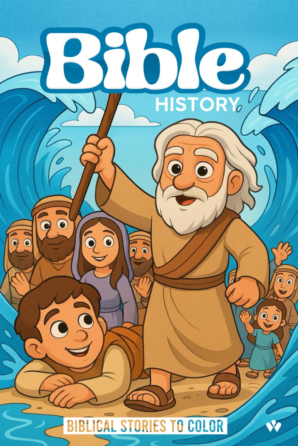 Bible History: Biblical stories to color