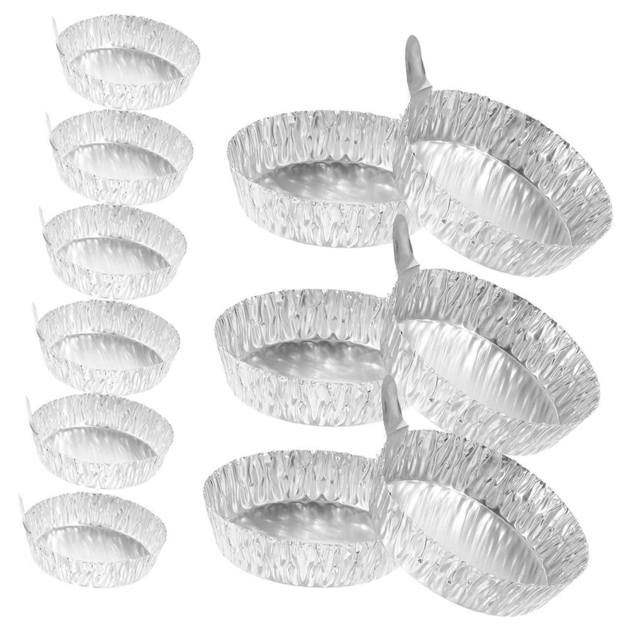 Laborwägeschalen Silber aus Aluminiumfolie 200 Stück 42ml