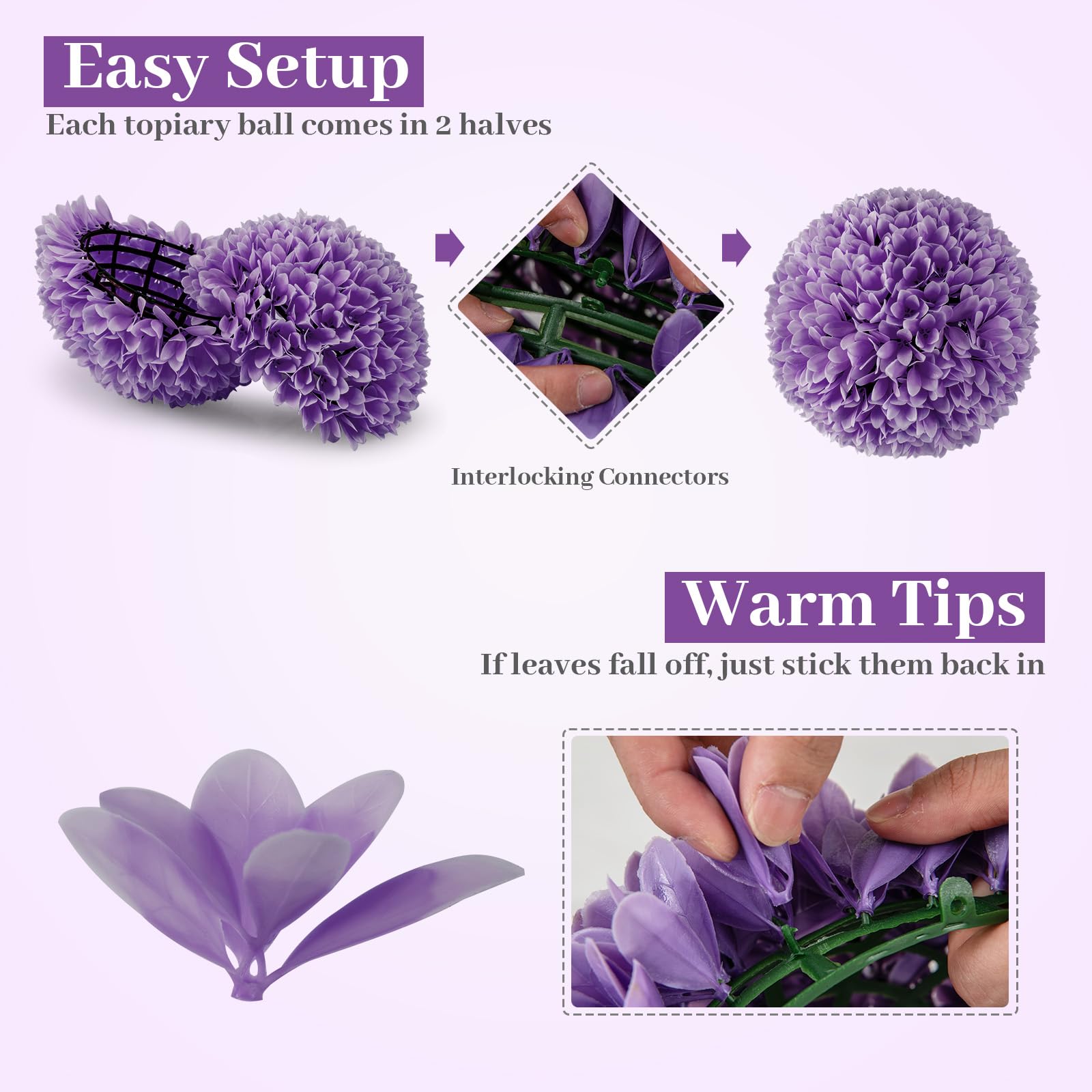 Goplus Künstliche Buchsbaumkugeln 27,9 Cm – 2 Stück, Grün, PE-Material, Für Garten & Balkon
