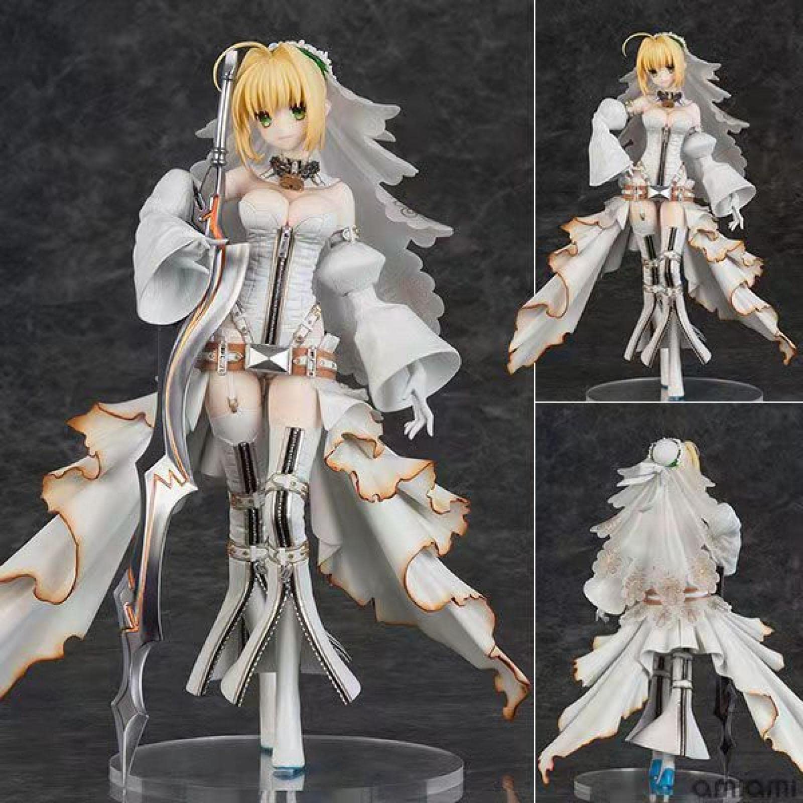 NmomoytuNero Figure Fate/Grand Order Nero Claudius Bride Wedding PVC Action Figure Model Collectible Gift 25cm
