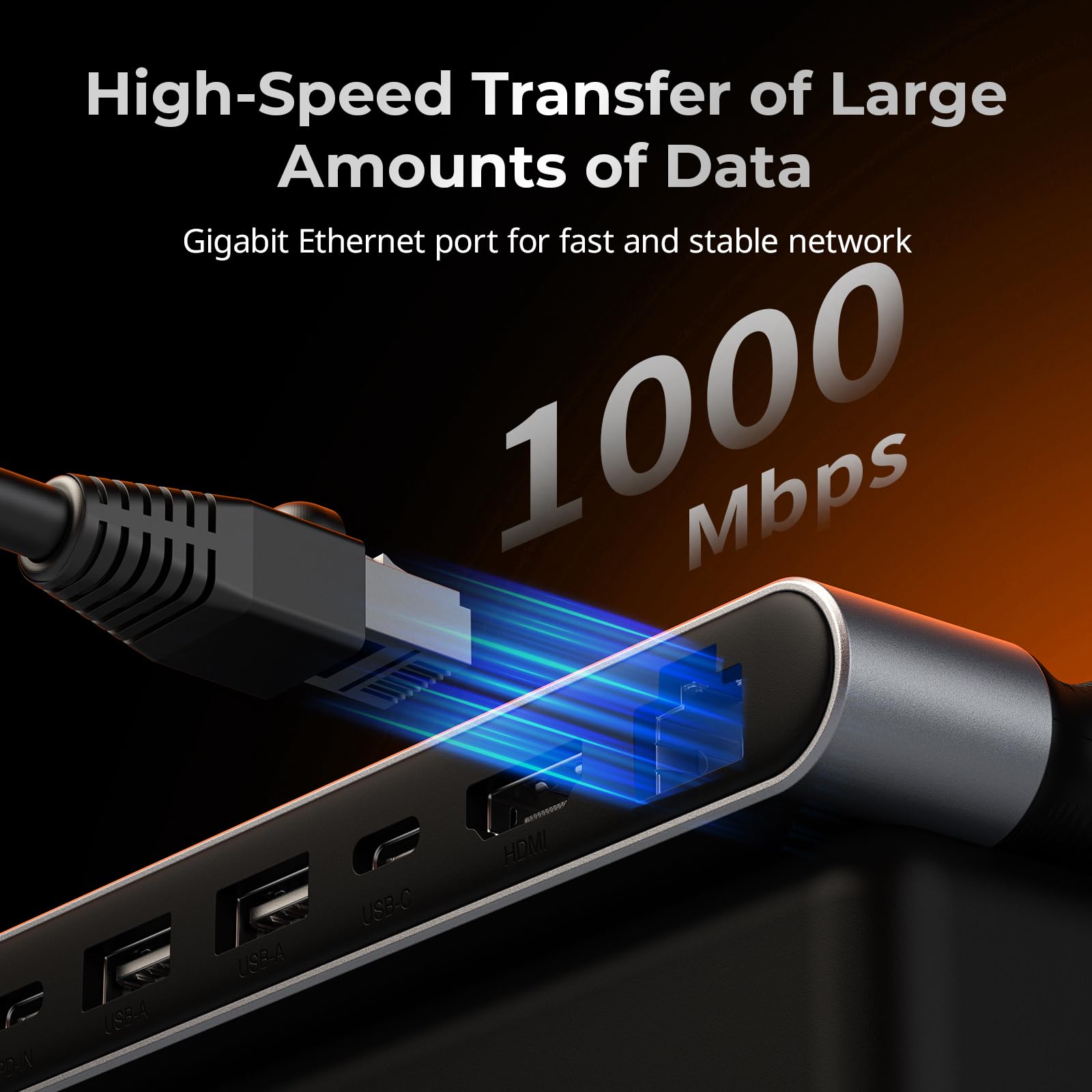 SMALLRIG 9 in 1 CFexpress Type B Card Reader Docking Station con USB3.2 (Gen 2) 10 Gbps, Lettori SD/TF/CFexpress Type B, Porte USB-A/USB-C/HDMI/Gigabit Ethernet, per iPhone per Mac - 4662
