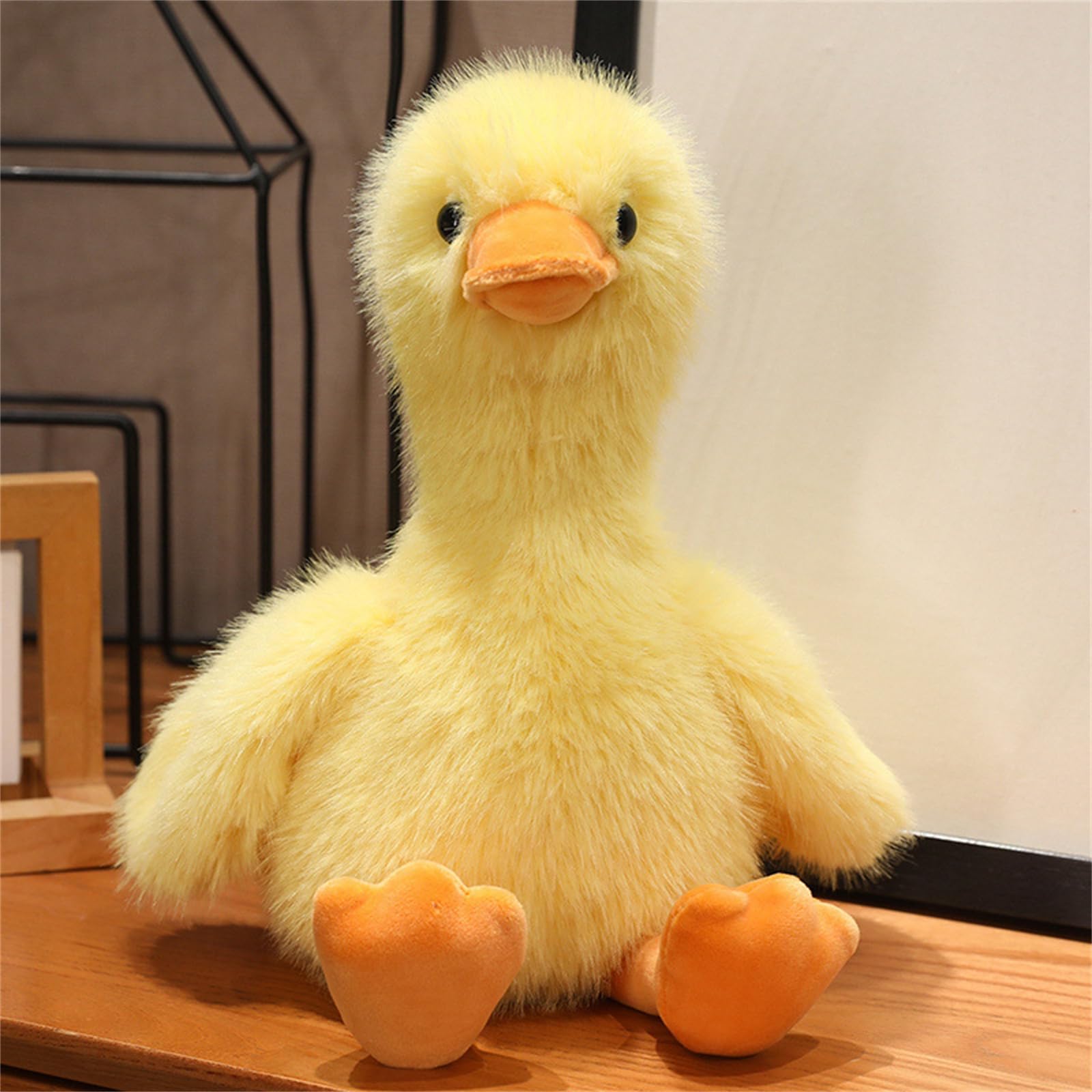 champracer Duck Cuddly Toy, Cute Cuddly Toy, Fluffy Soft Duck Plush, Duck Plush Toy, Gifts for Girls and Boys (35 cm, Yellow)
