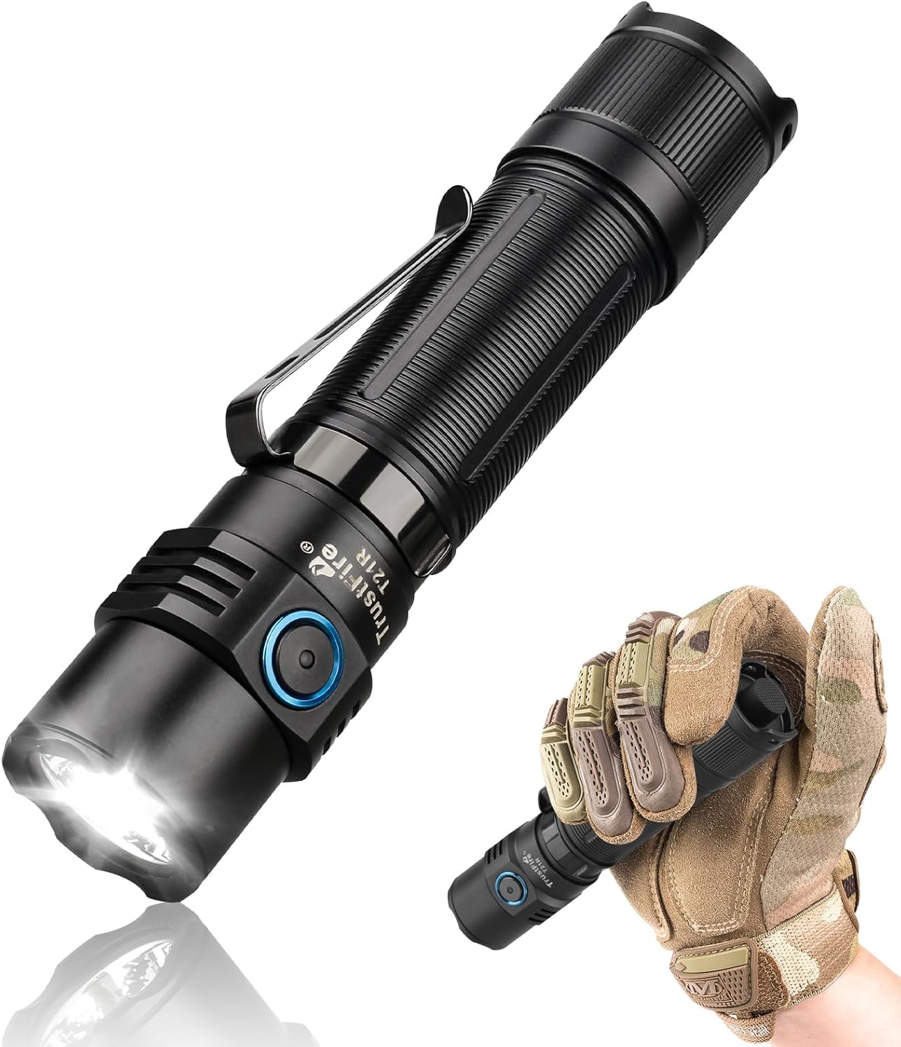 HM-X3L 充電式LEDライト 折りたたみ 無段階調光 タッチセンサー 電球色