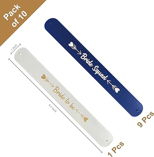 Miniatura 3 de PartyGifts&beyond Pulsera de silicona para despedida de soltera, pulsera de silicona colorida con escala para regalos de dama de honor