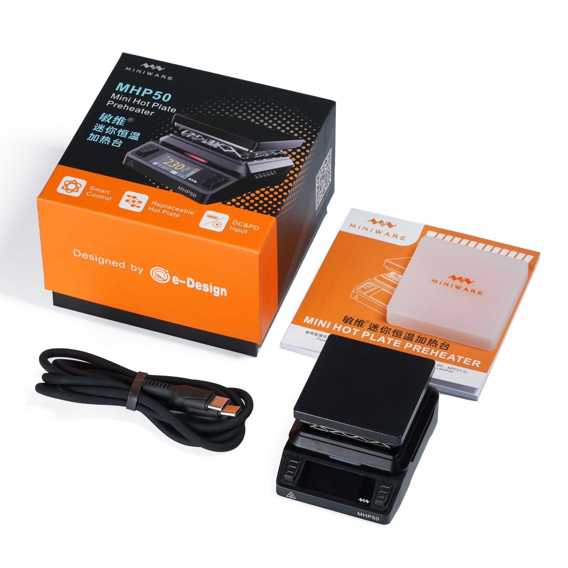 YKEY Original MHP50 ELectric Hot Plate Preheater Soldering
