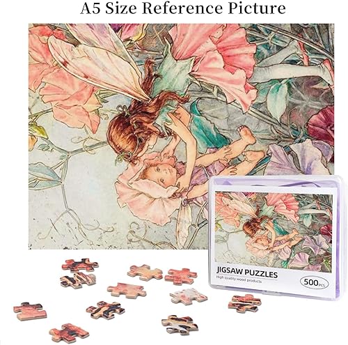 Miniatura 6 de Rompecabezas de 500 piezas para adultos, diseño de hadas, diseño vintage de hadas, diseño de hadas, para adultos, 500 piezas en adelante, regalo