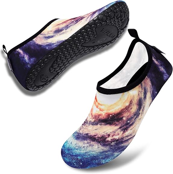 The quick-dry fabric used in VIFUUR Water Sports Shoes helps to keep your feet dry and comfortable, even when they get wet. This feature is especially useful for activities like paddle boarding or kayaking, where your feet are likely to come into contact with water. The shoes also have a non-slip sole, providing traction on wet surfaces and helping to prevent slips and falls.