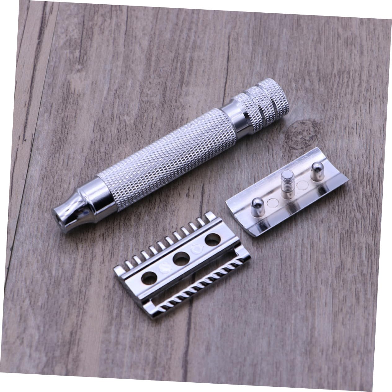 Healeved Rasoio Open Comb Acciaio 2 Pz Rasoio Sicuro Per Per Uomo Per Uomo Afeitador De Para Hombre D'acciaio Per Uso Domestico Da Doppio