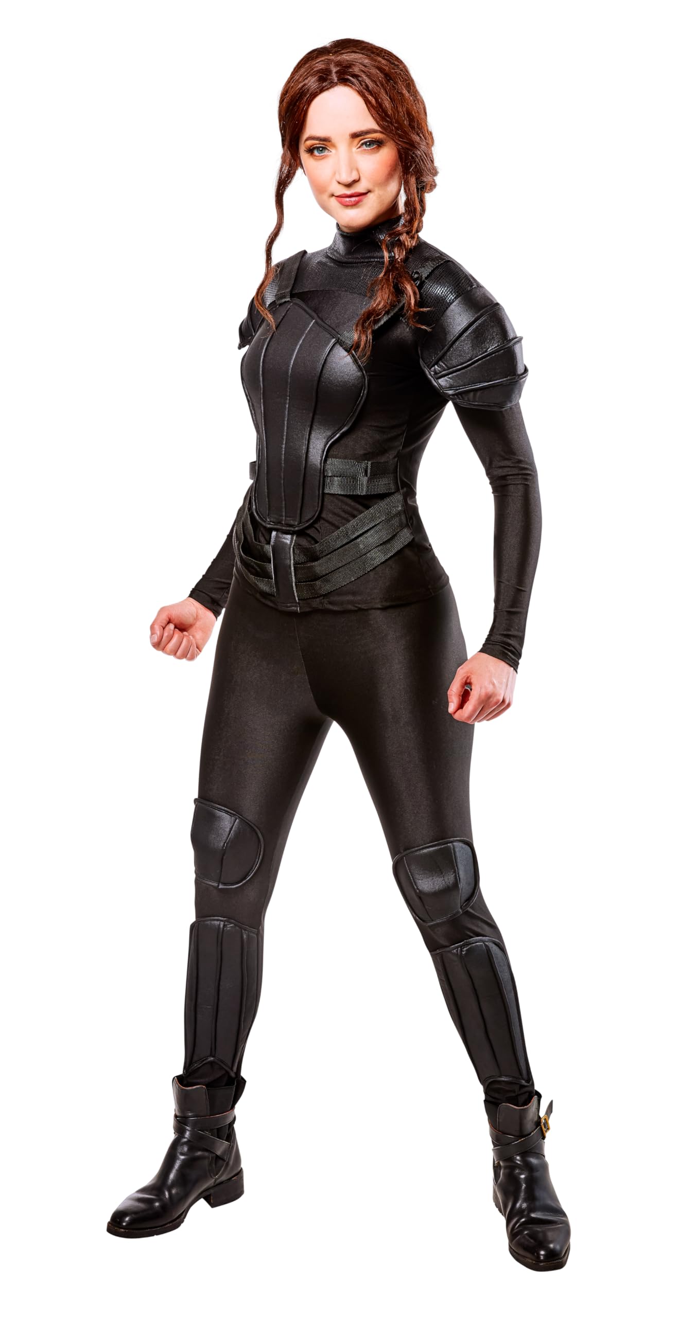 Rubie's Costume Co Women's The Hunger Games Deluxe Katniss Costume, Black, One size