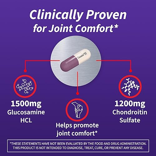 Miniatura 3 de Nutramax Cosamin DS - Suplemento para la salud articular con glucosamina y condroitina para hombres y mujeres, 180 cápsulas