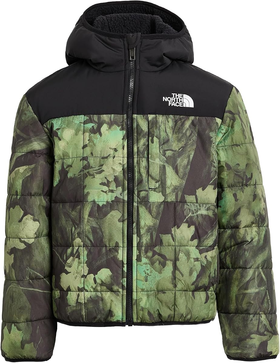 Chaqueta con capucha y cremallera completa Shasta reversible para niños de The North Face (niño pequeño/niño grande)