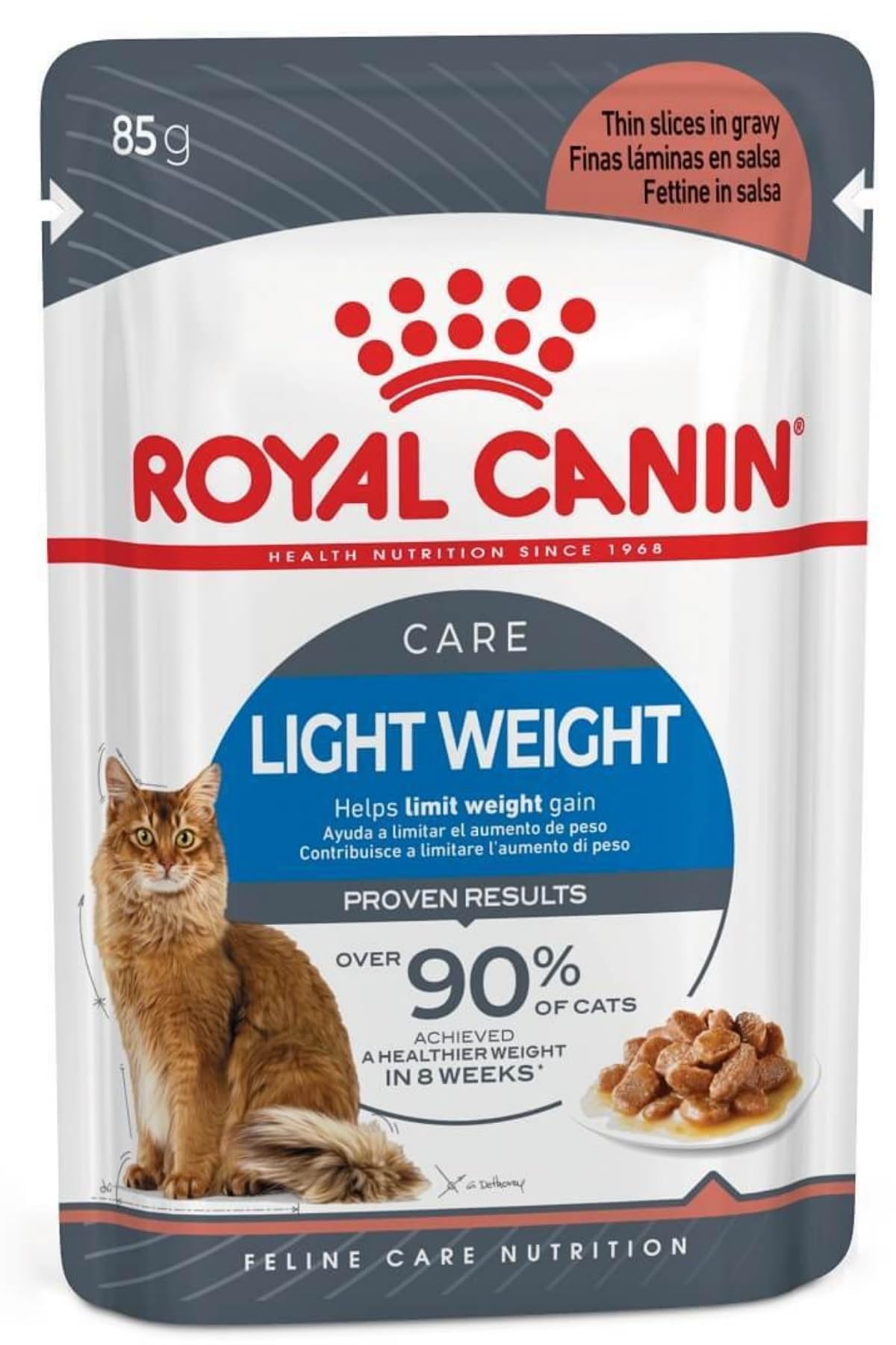 Royal Canin Ultra Light Gravy Pouch Diyet Kedi Maması 85 Gr