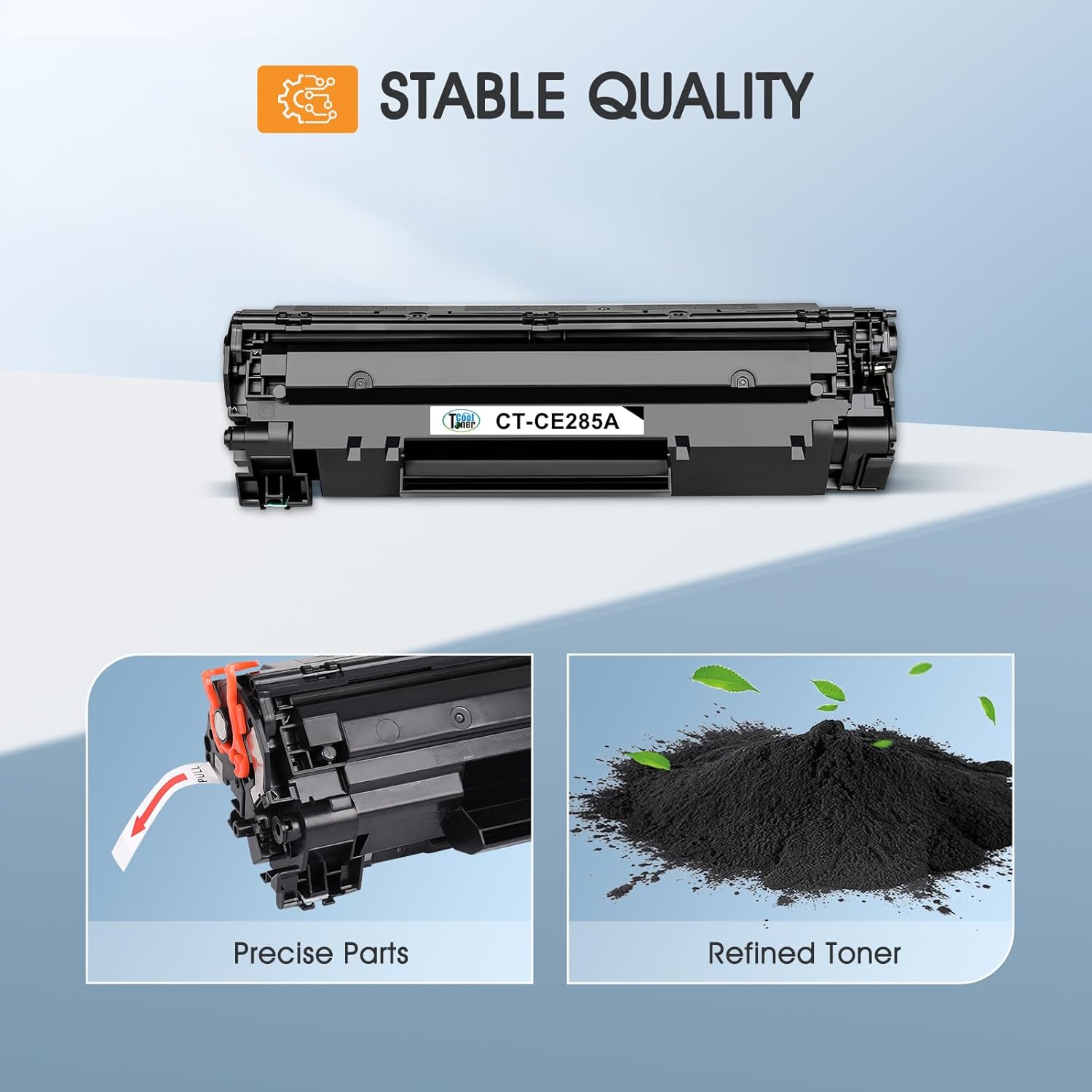 Cool Toner Compatible CE285A 85A Toner Replacement for HP 85A CE285A P1102w Toner Cartridge for HP LaserJet Pro P1102w M1212nf MFP P1109w M1217nfw P1102 P1100 M1132 M1210 1102w Printer (Black, 4-Pack)