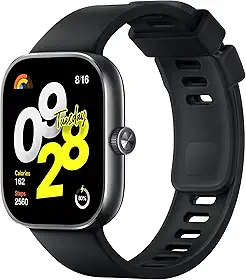 Smartwatch Xiaomi Redmi Watch 4 Hyper OS M2315W1 Obsidian Black BHR7854GL (Versão Global)