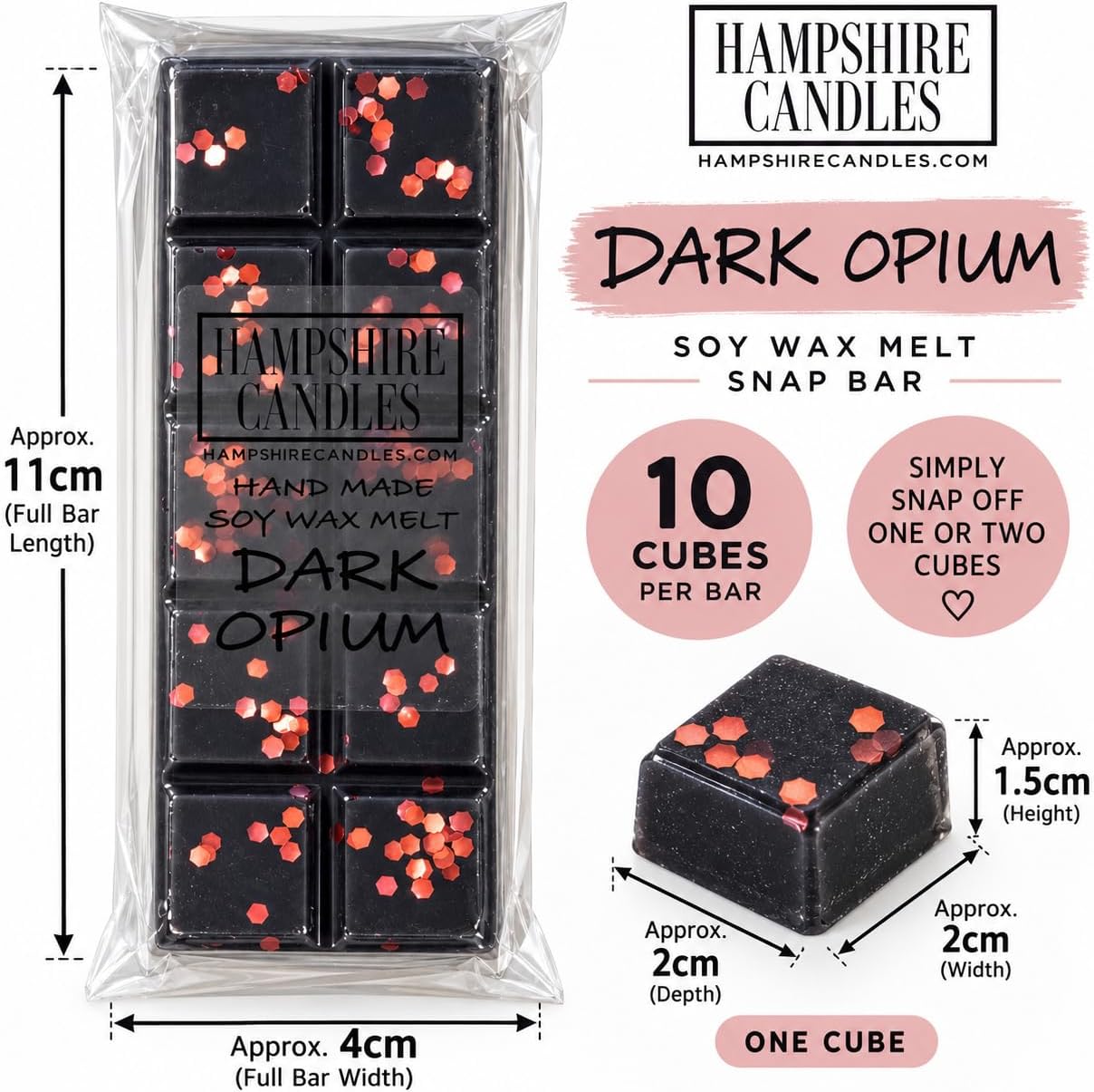 Dark Opium Wax Melts | Highly Scented | Natural Soy Wax | Handmade Snap Bar - Product Overview & Analysis