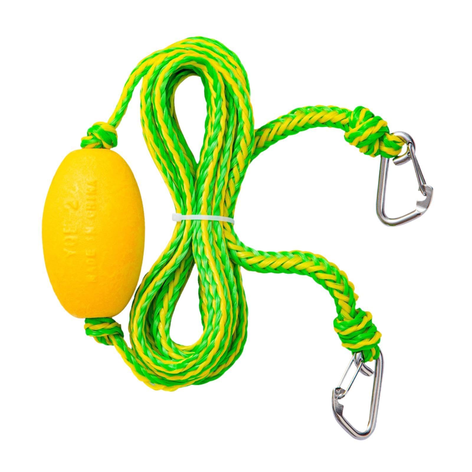 Corda Traino Kayak Galleggiante per Boa Ancoraggio Fune Traino Deriva Kayak Corda Ancoraggio Accessori Imbarcazione con Aggancio Rapido in PVC