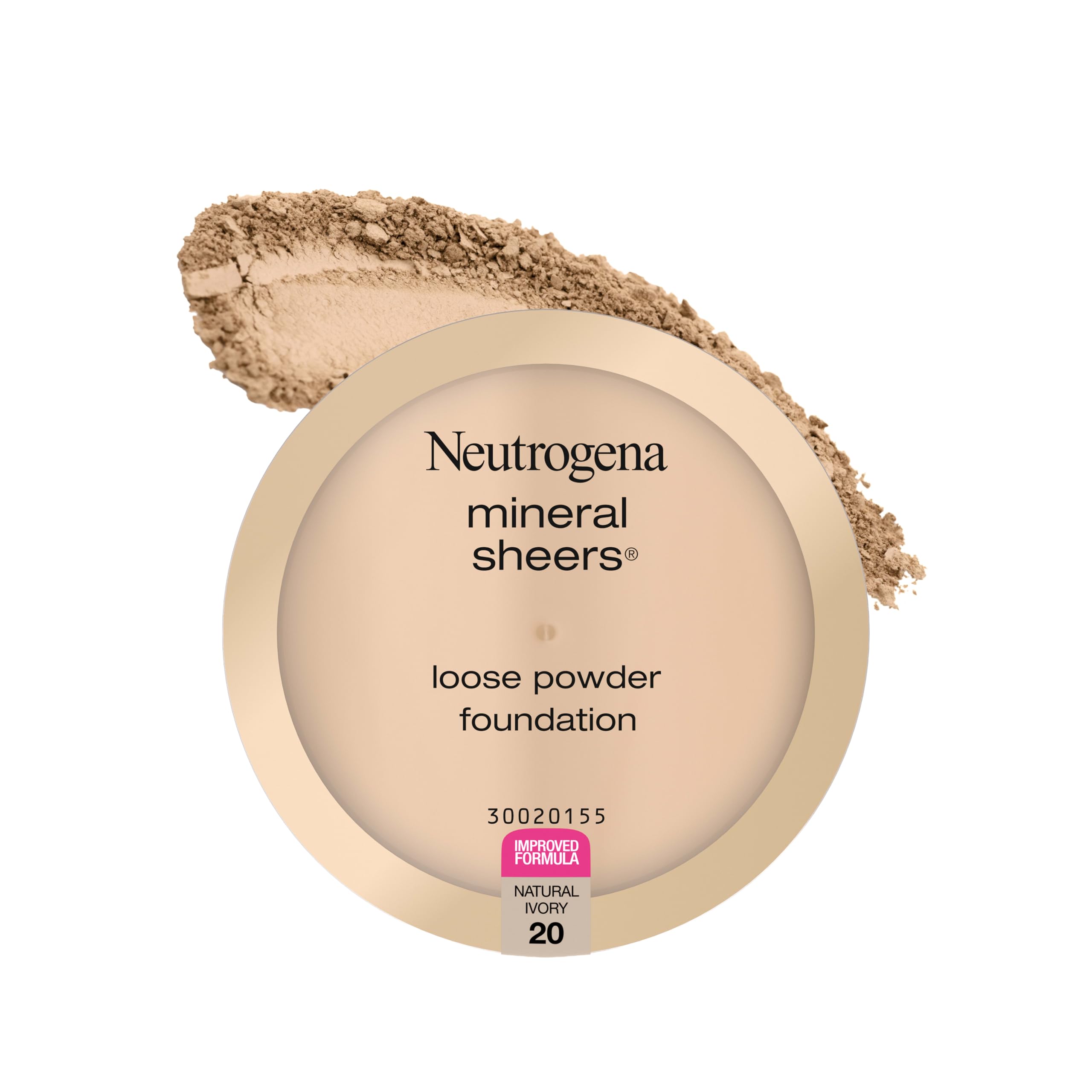 Neutrogena Mineral Sheers Loose Powder Light Coverage Foundation For Sensitive Skin 20, Natural Ivory 20.19 Oz., Pack Of 1-image-46