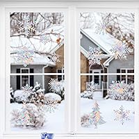 Vista 3 de Calcomanías de ventana para golpes de pájaros, adhesivos anticolisión para salvar pájaros, vinilo no adhesivo, adhesivos de arco iris, fácil