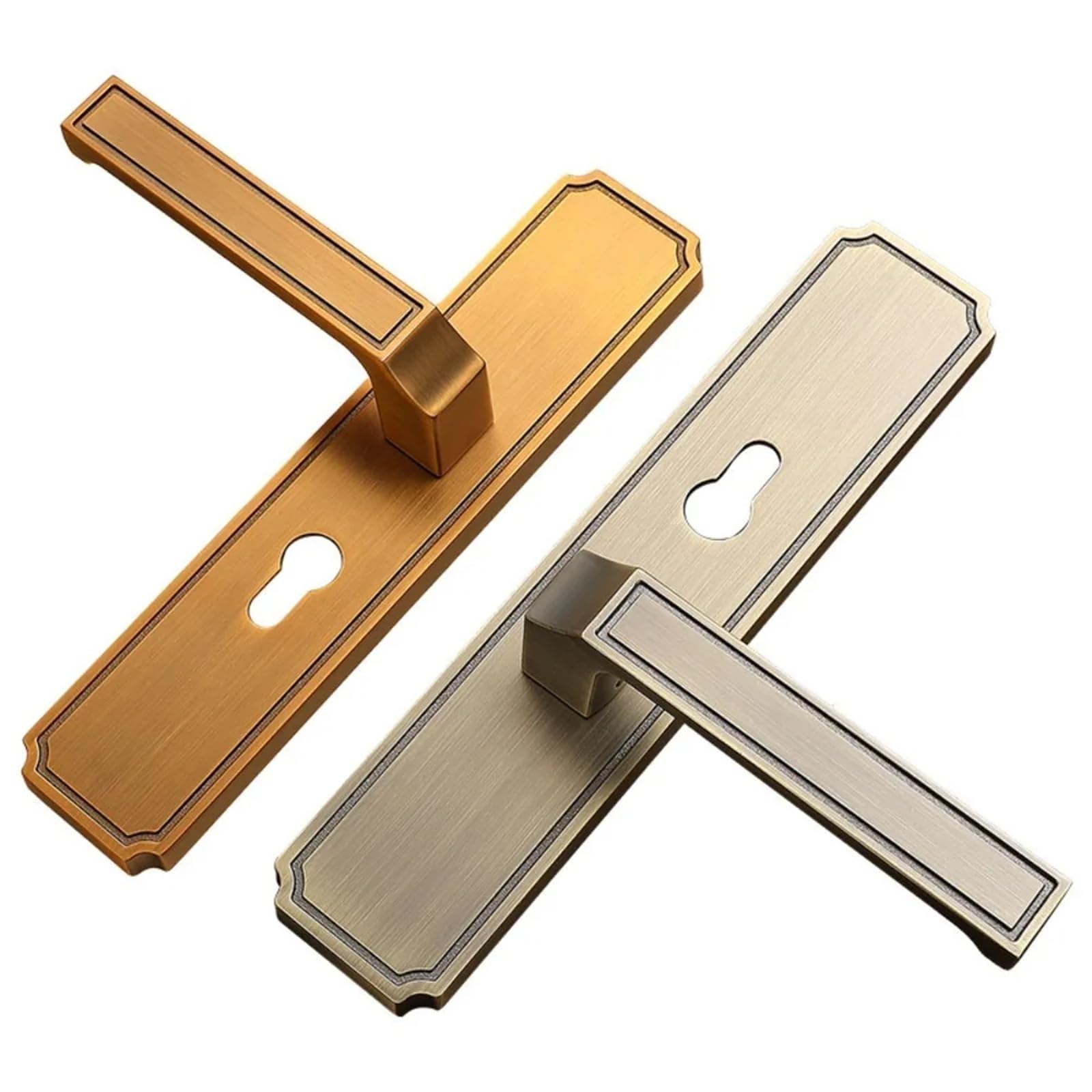 Serrure de porte intérieure silencieuse pour chambre et bain