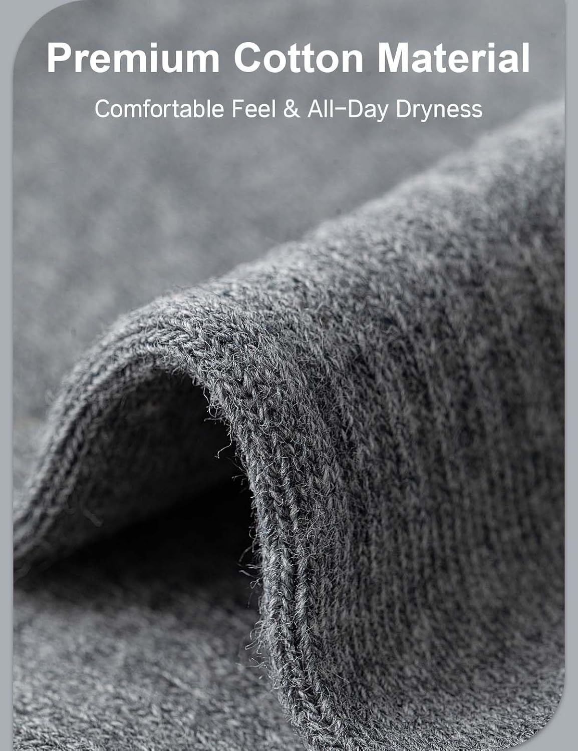 Irisbear Mens Ankle Socks - 6/8 Pack Casual Breathable Cotton Low Cut No Show Socks with Arch Support