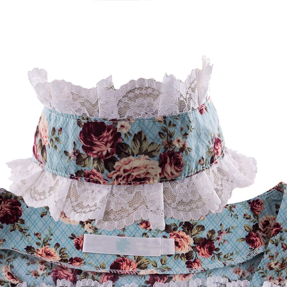 Women 1800s Victorian Rococo Dress Southern Belle Costumes Ball Gown Civil War Dresses