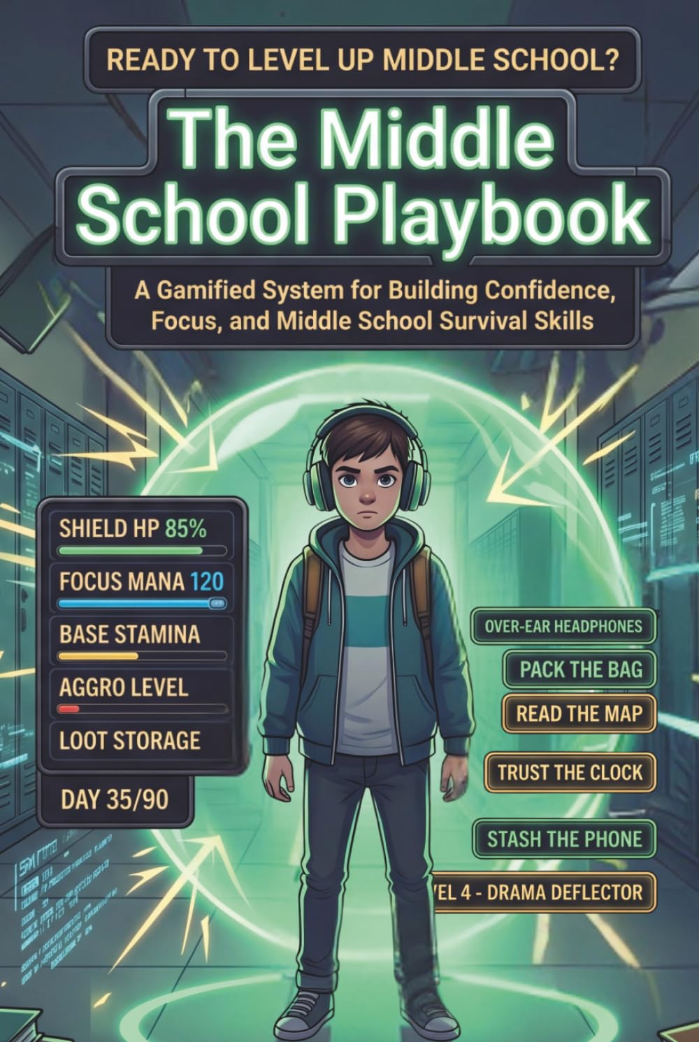 The Middle School Playbook: A Gamified System for Building Confidence, Focus, and Middle School Survival Skills