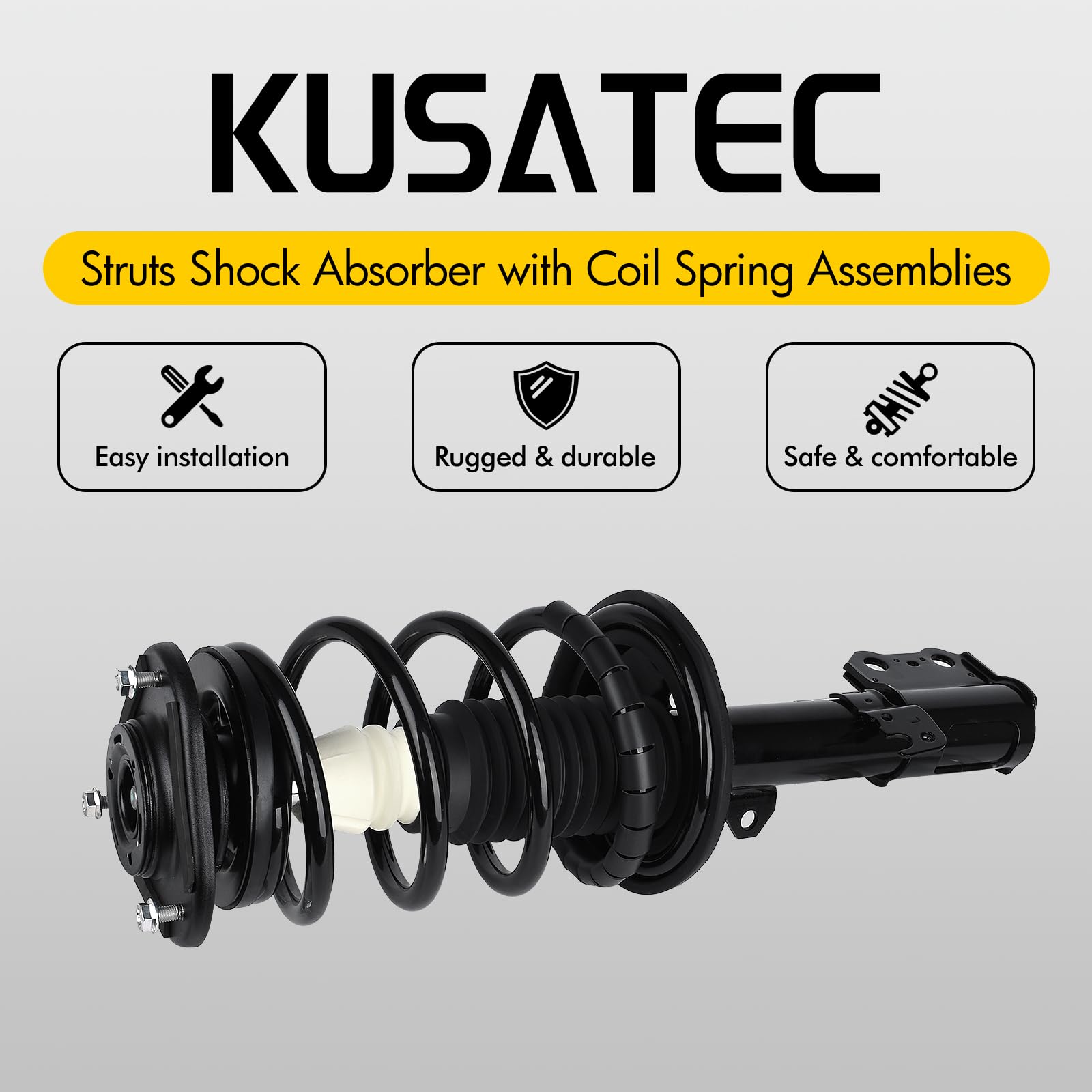 Front Complete Strut Assembly Pair For 2003-2008 Pontiac Vibe & Toyota Matrix