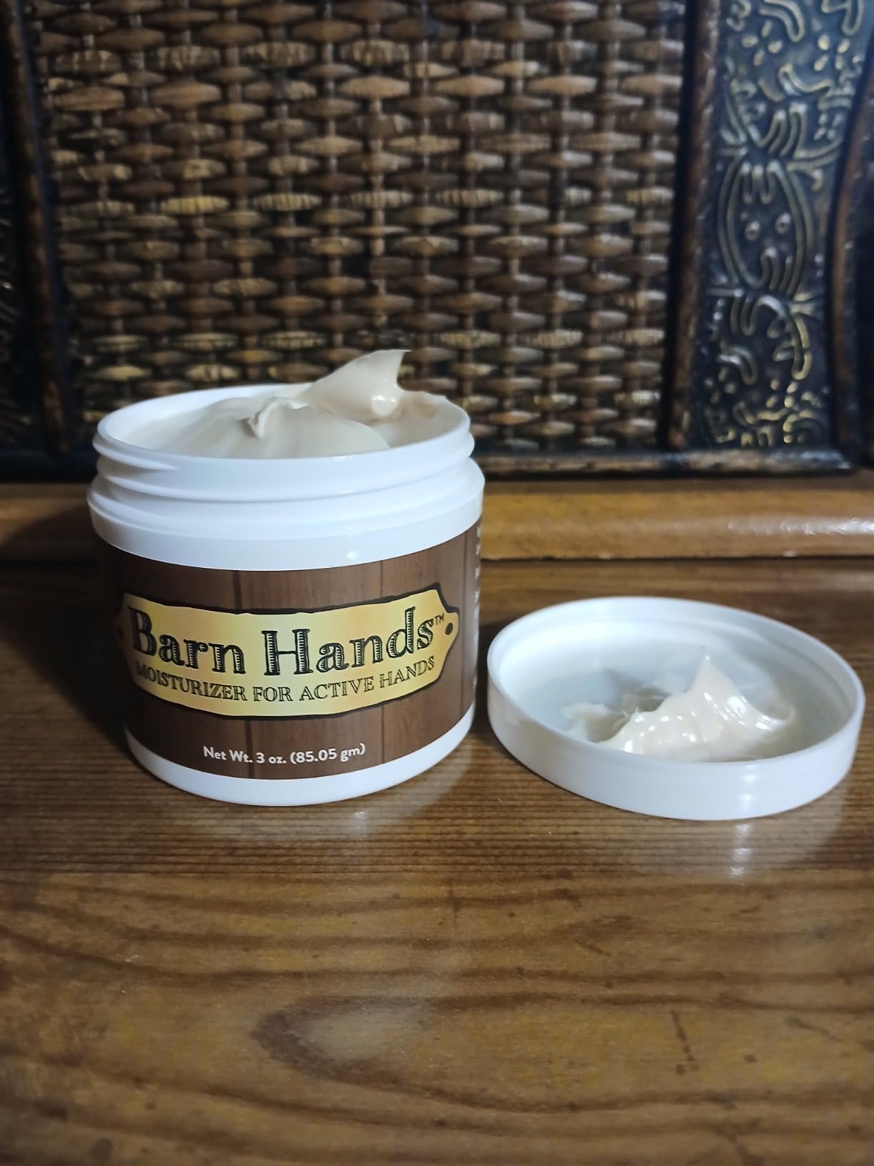 Equerry's Barn Hands Moisturizer for Active Hands | Hand Cream for Dry and Cracked finger tips | Non-Greasy Hand-Repair Cream | 3 Oz, Peppermint Scent