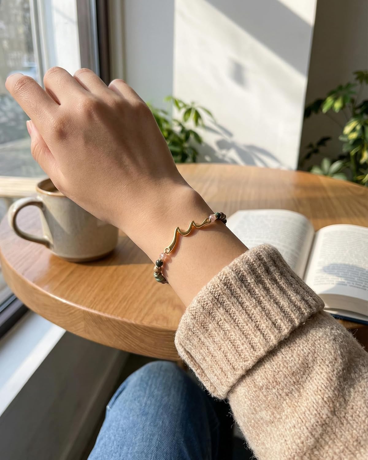 Tarsus Wave Bracelet, The Waves of Life We've been Through, Unique Gifts for Birthday, Valentine’s Day, Christmas, Meaningful Gifts for Friends Sister Daughter Niece... - Image 3