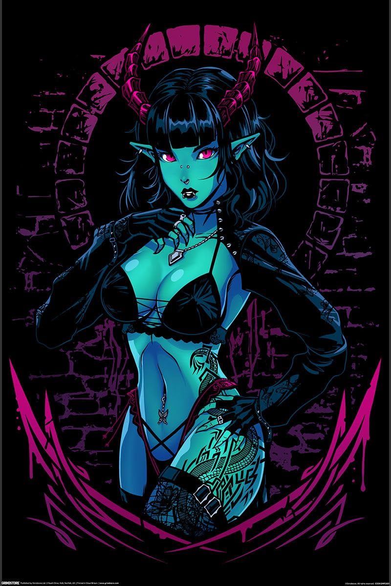 Grindstore Multicolour Requiem Collective Jolie Maxi Poster