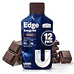 UCAN Edge Energy Gel Shots, Chocolate (12, 2 Ounce Packets) for Running, Training, Workouts, Fitness, Cycling, Crossfit | Sugar-Free, Vegan, & Keto Friendly Energy