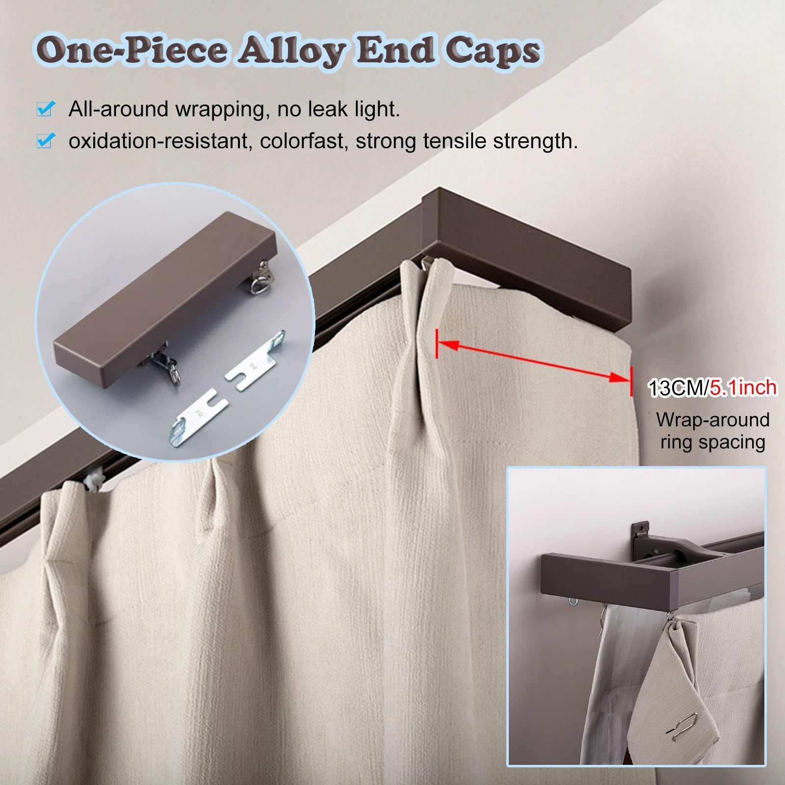 Binario Tenda Binario Per Tende In Alluminio A Doppio Binario, Divisorio Per La Privacy Di Balconi/hotel/uffici, Asta Per Tende Da Soffitto O Da Parete, Binari Scorrevoli Per Porte E Finestre Interne(