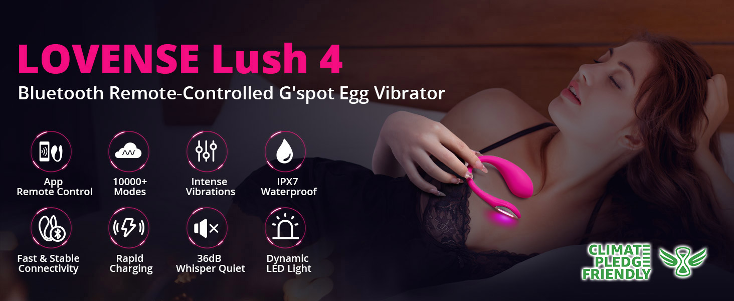Amazon.com: LOVENSE Lush 4 G spot Vibrator Couples Sex Toys, Powerful  Wearable Egg Vibrators APP Remote Control Long Distance Adult Sex Toys &  Games with LED Light, IPX7 Waterproof, Discreet, Rose :