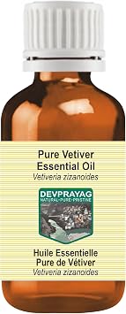 Pure Vetiver Essential Oil Vetiveria zizanoides Steam Distilled 50ml 1.69 oz