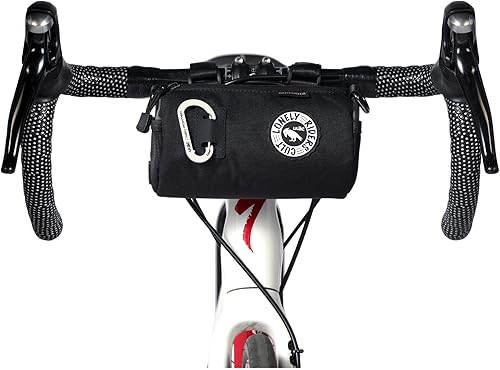 Miniatura 9 de ULAC COURSIER PULSE 1.1L Neo Porter Bolsa de alimentación para bicicleta para manubrio, con ojal frontal que acomoda luces y gafas de sol y una