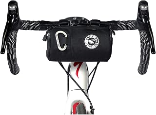 COURSIER COLLECTION Neo Porter Bike Feed Bag for Handlebar, with front eyelet accommodating lights and sunglasses and a shoulder strap for easy transport