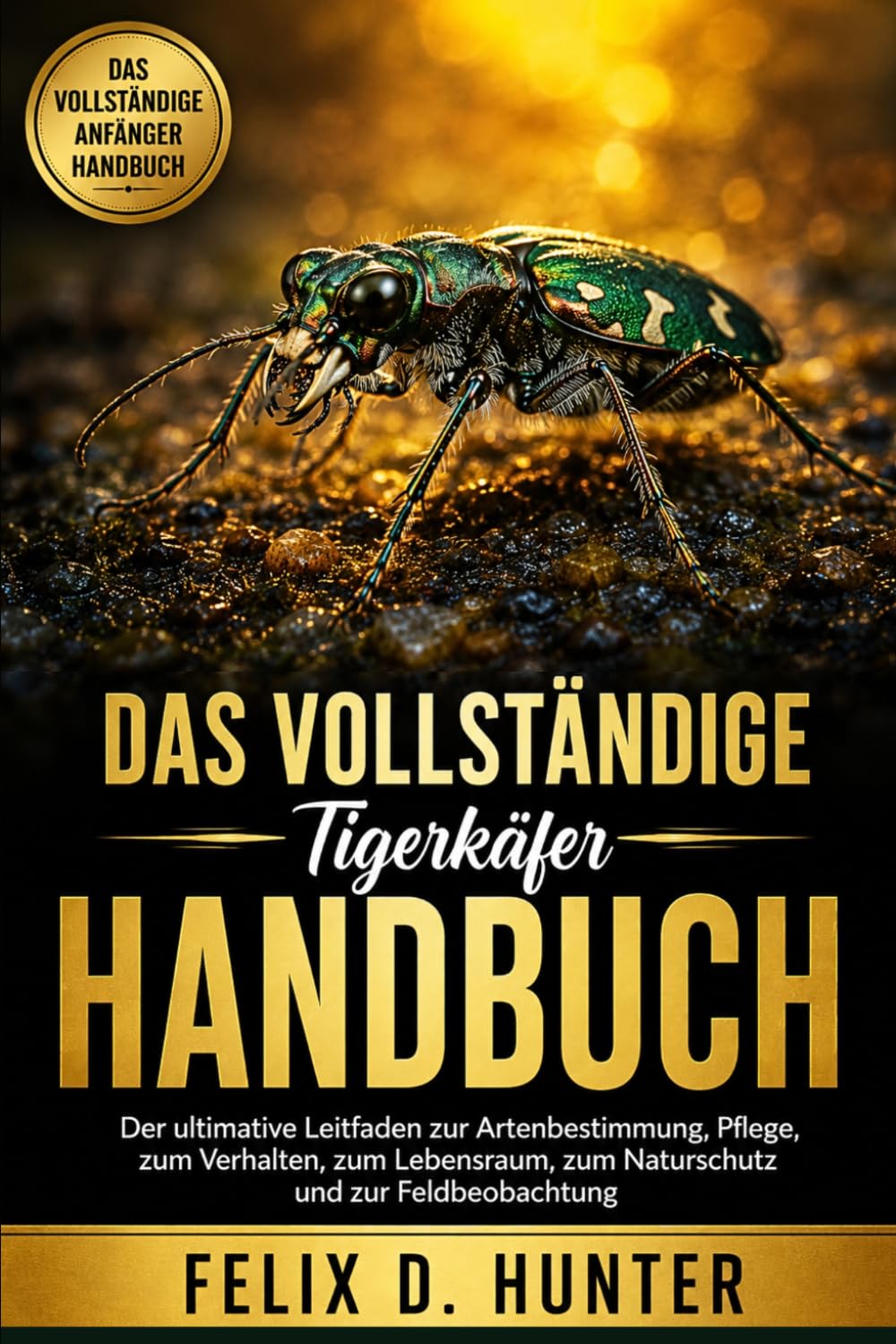 DAS VOLLSTÄNDIGE TIGERKÄFER HANDBUCH: Der ultimative Leitfaden zur Artenbestimmung, Pflege, zum Verhalten, zum Lebensraum, zum Naturschutz und zur Feldbeobachtung