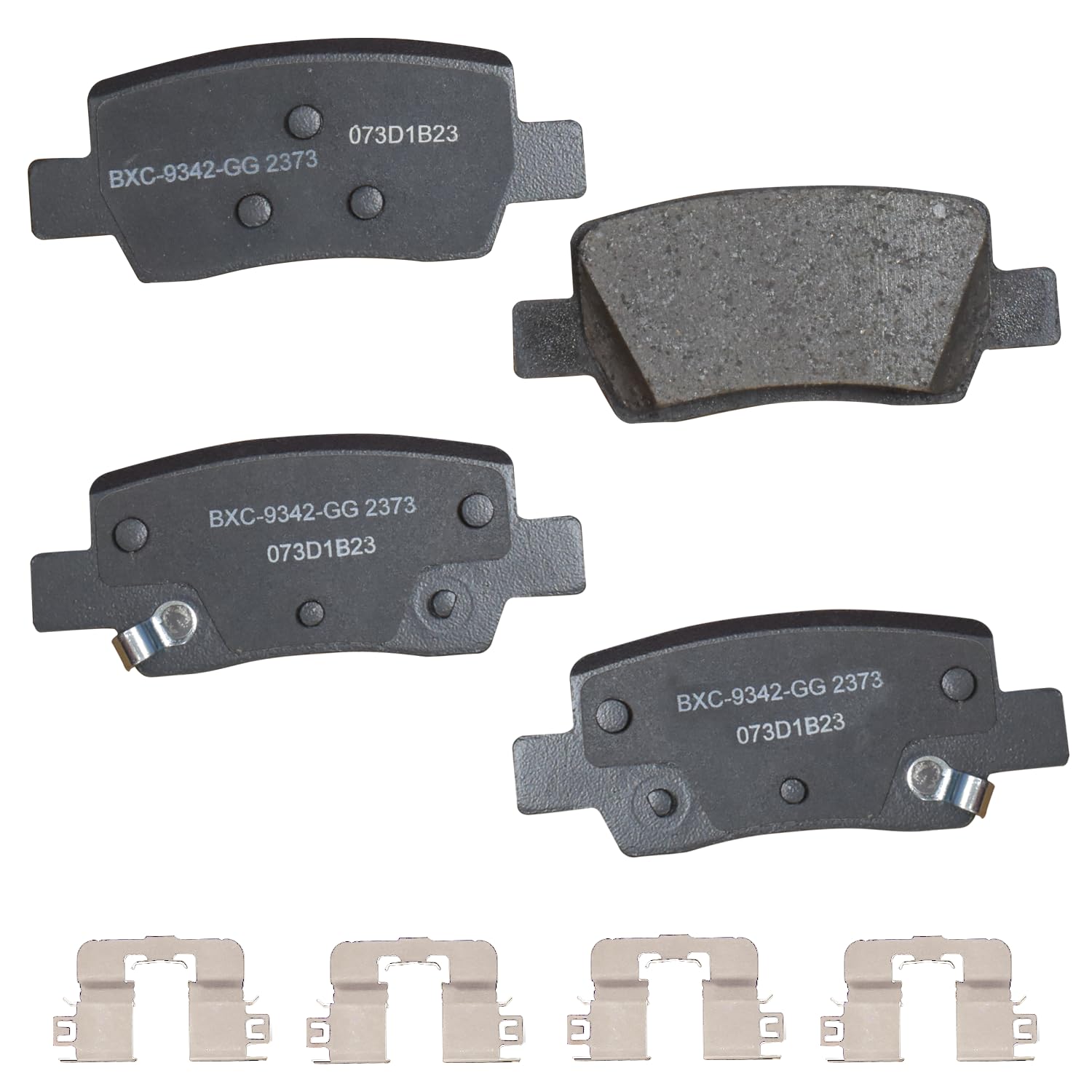 Bendix Premium SBC2373 Ceramic Rear Brake Pads for Hyundai Elantra 2024-2021, Kia Seltos 2023-2021 (only models with Electronic Parking Brake)