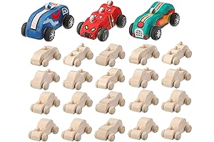 Zhanmai Wooden Car Painting Kit for Kids: Creativity Unleashed